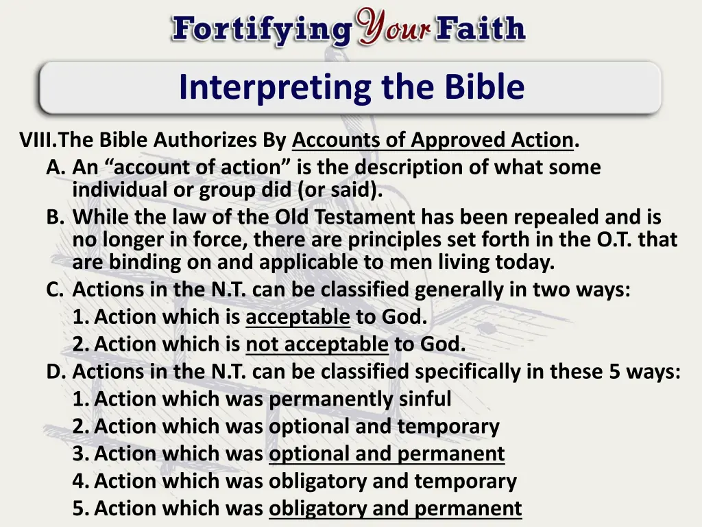 interpreting the bible 2