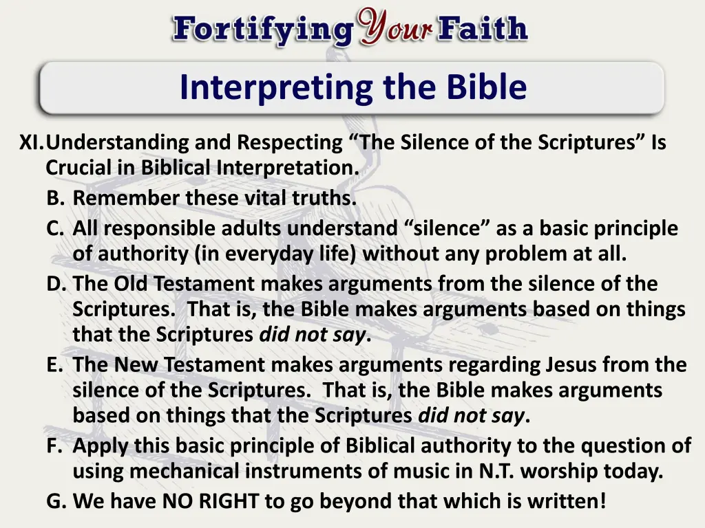 interpreting the bible 7