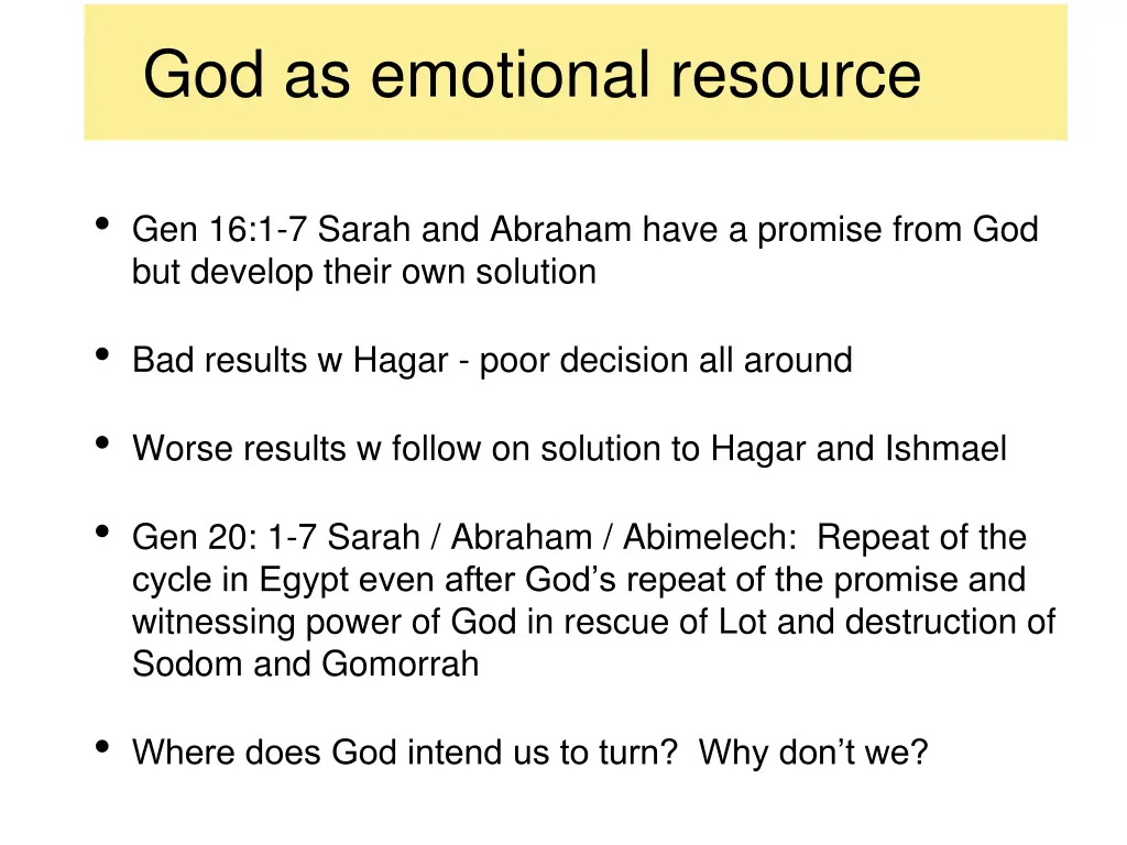 god as emotional resource