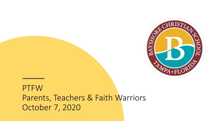 ptfw parents teachers faith warriors october