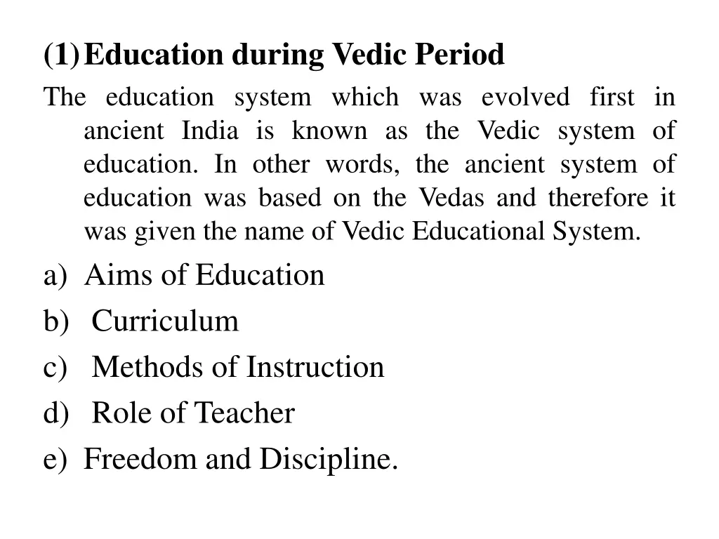 1 education during vedic period the education