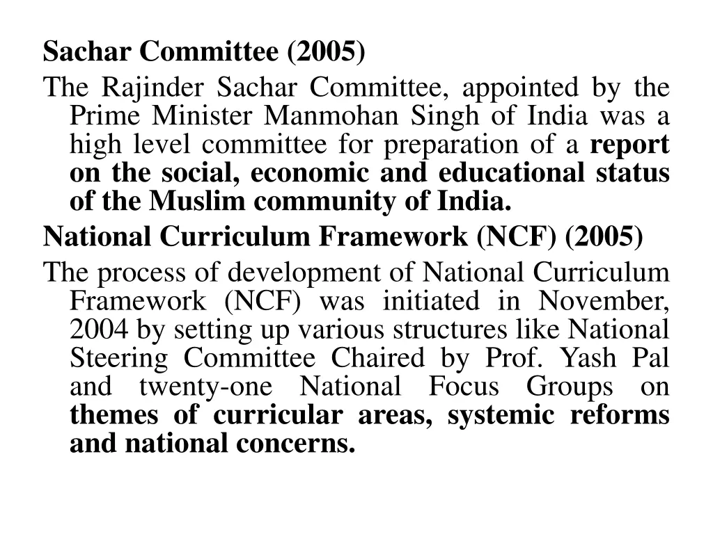 sachar committee 2005 the rajinder sachar