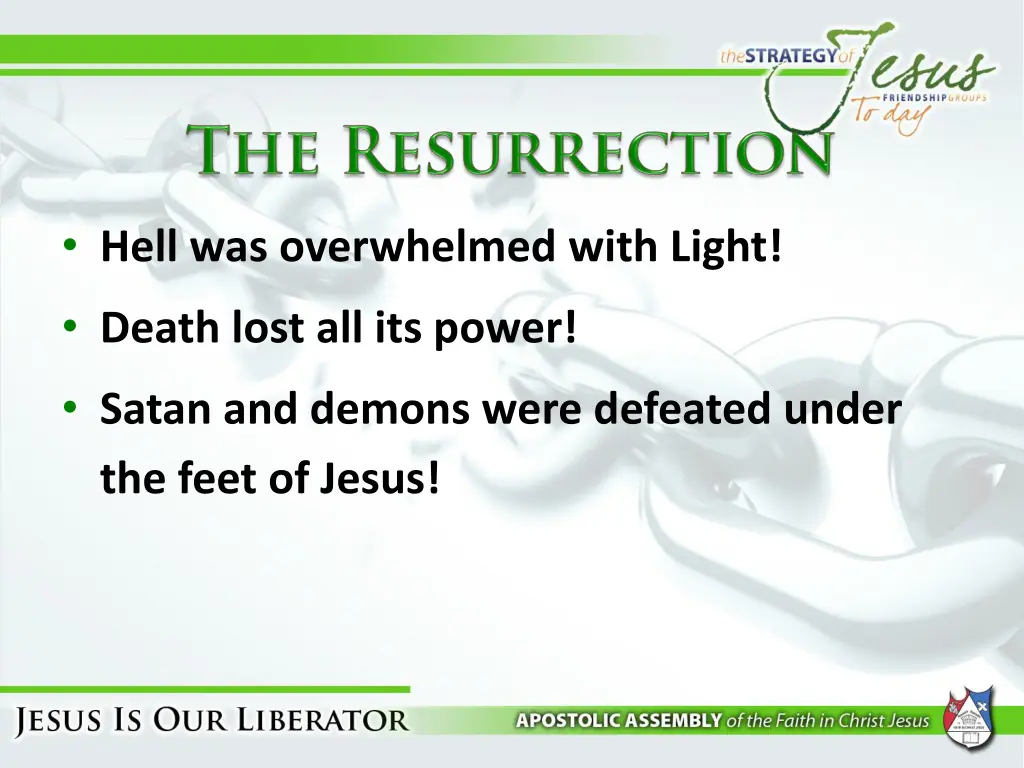 hell was overwhelmed with light