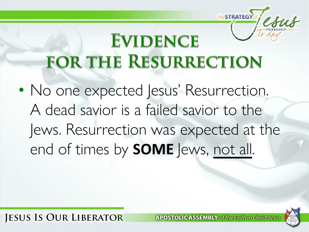 no one expected jesus resurrection a dead savior