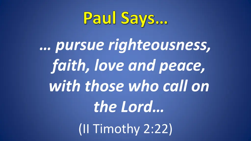 paul says 4