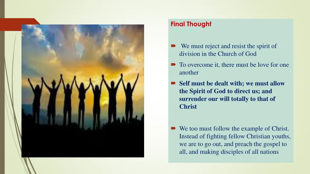 final thought