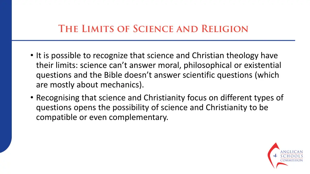 it is possible to recognize that science