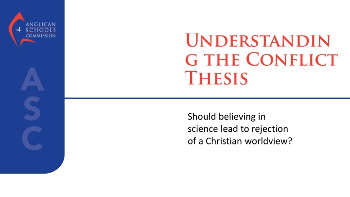 should believing in science lead to rejection