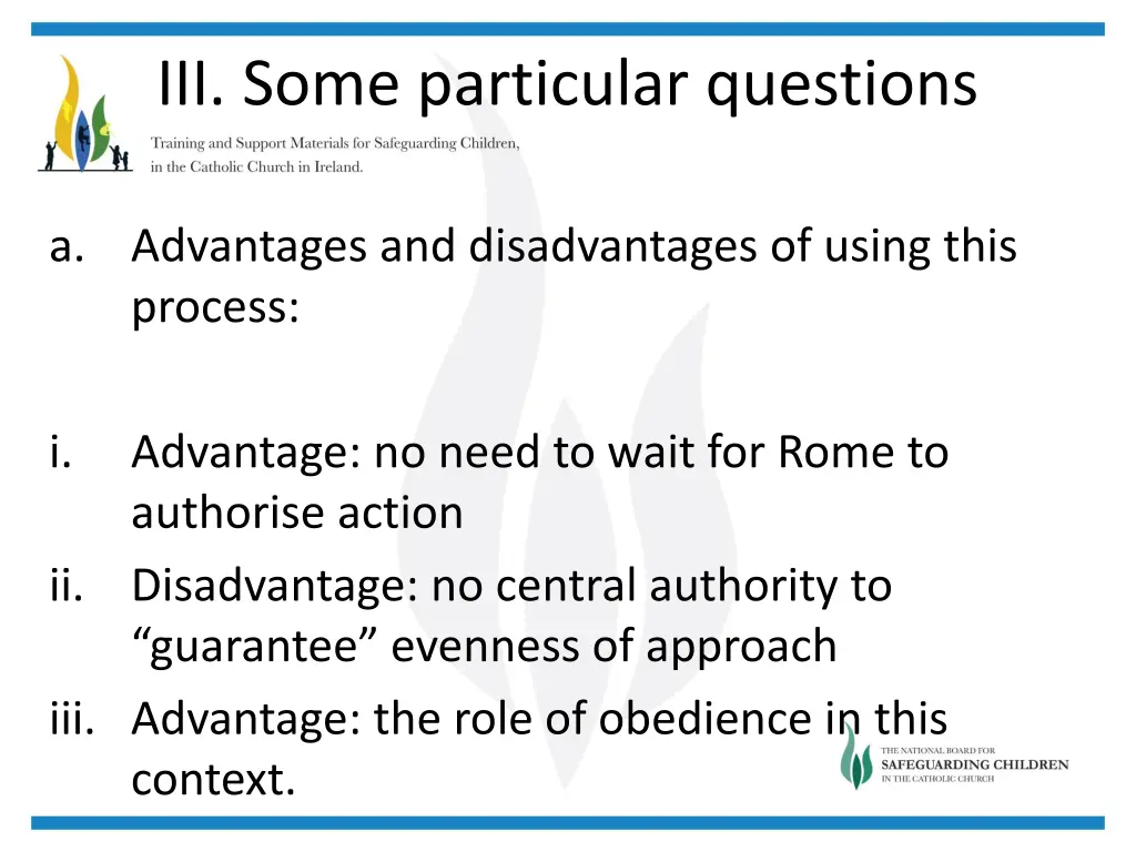 iii some particular questions