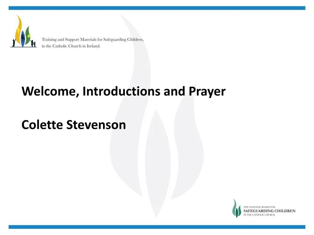 welcome introductions and prayer