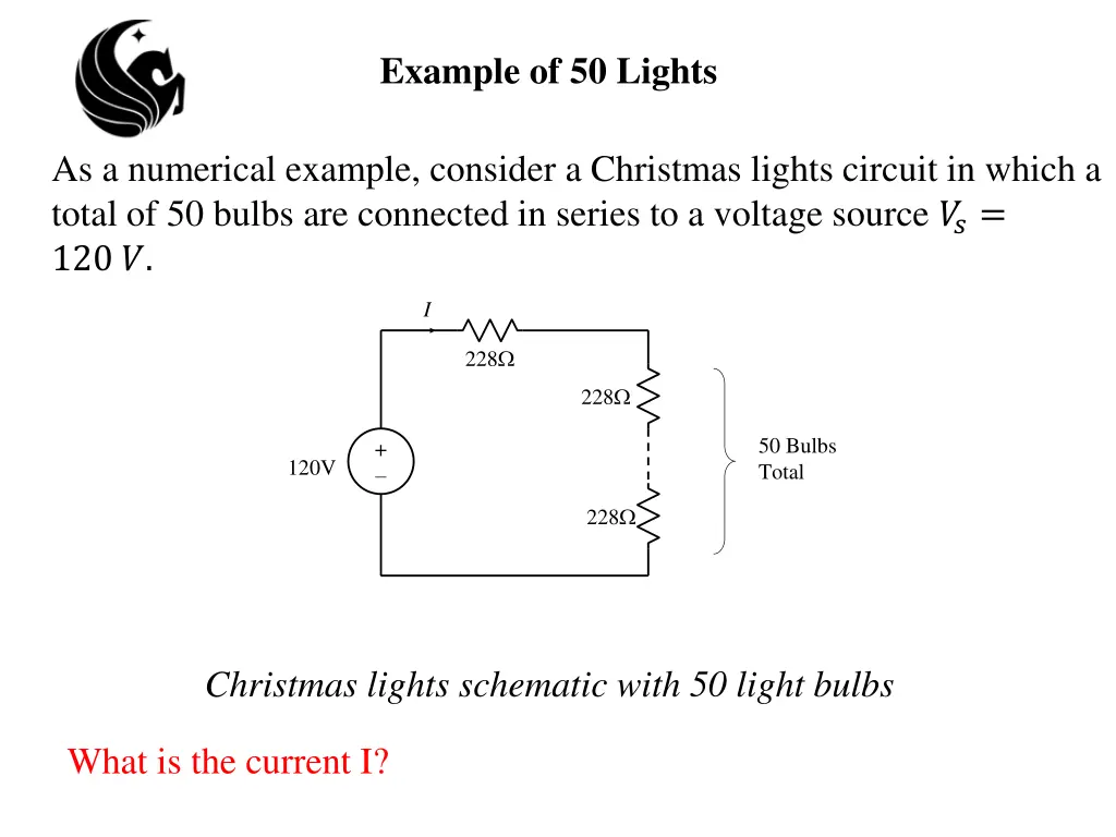 example of 50 lights