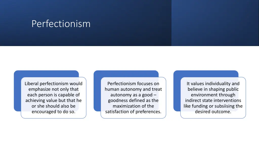 perfectionism