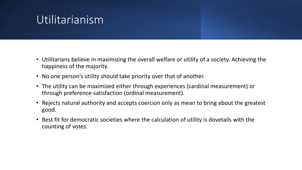 utilitarianism