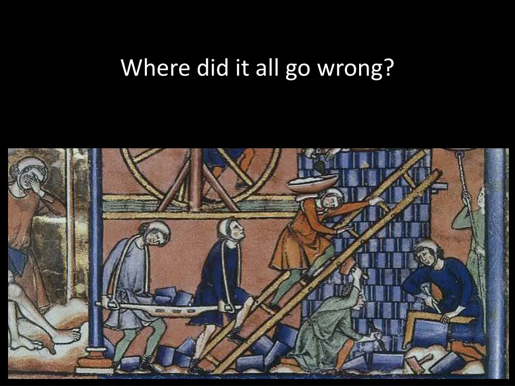 where did it all go wrong