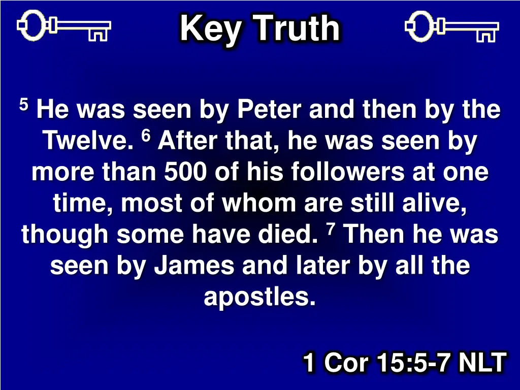key truth 1