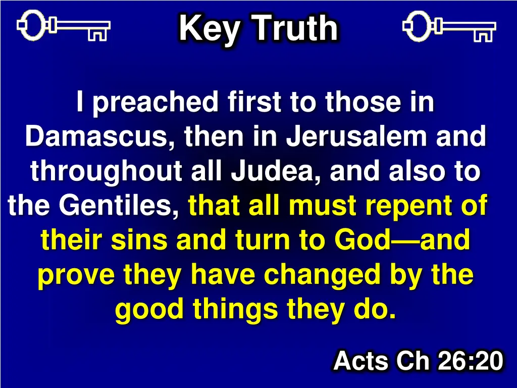 key truth 5