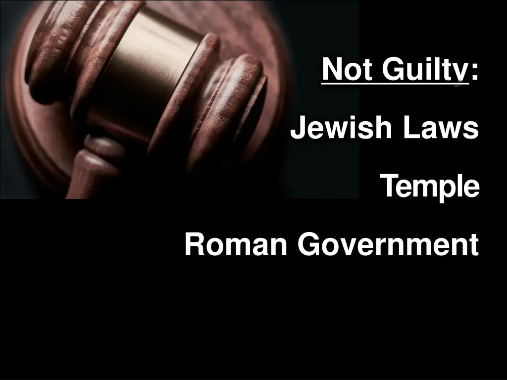 not guilty