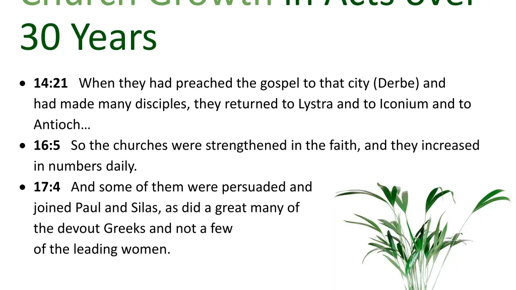 church growth in acts over 30 years 3