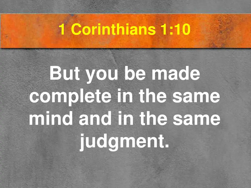 1 corinthians 1 10 1