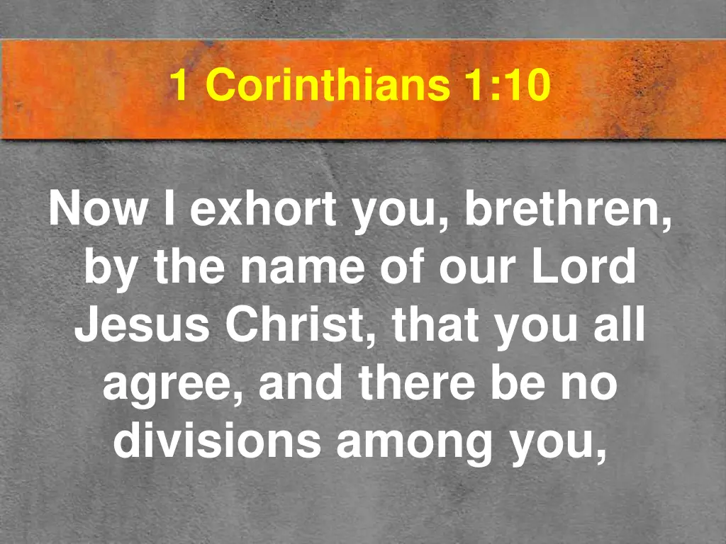 1 corinthians 1 10
