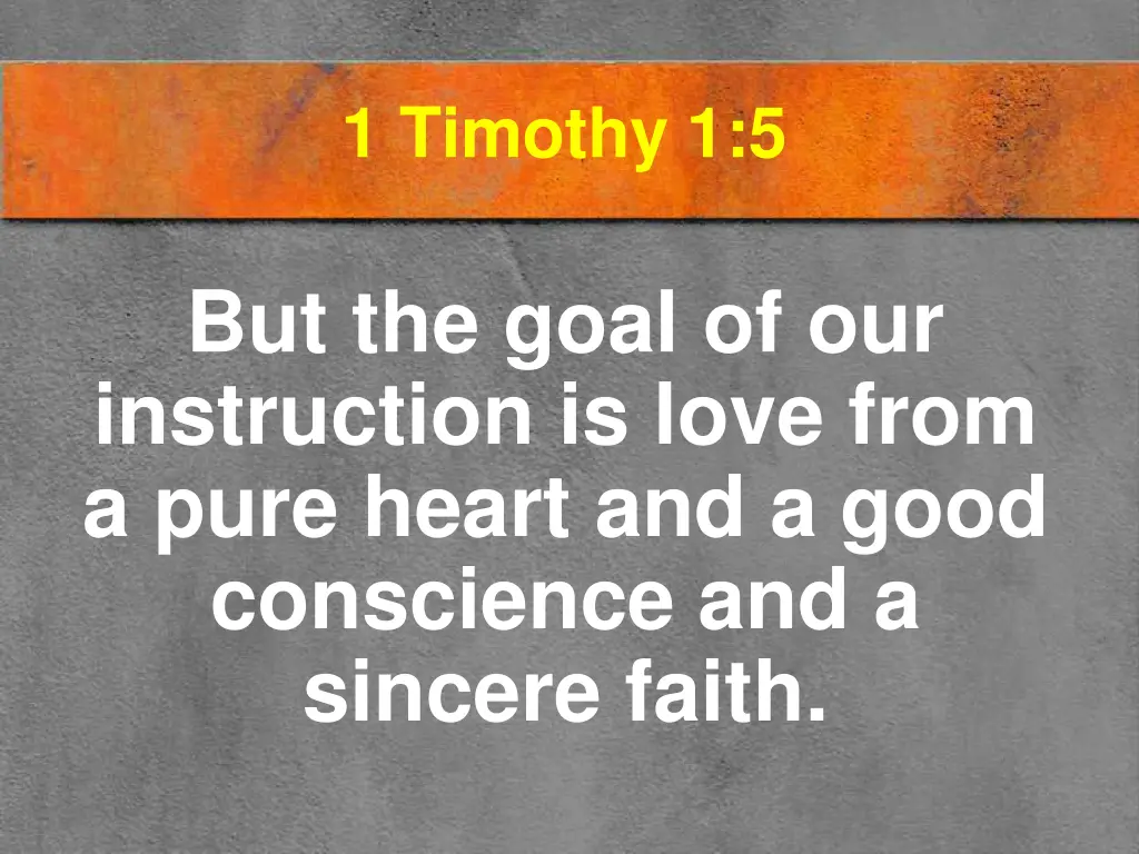 1 timothy 1 5
