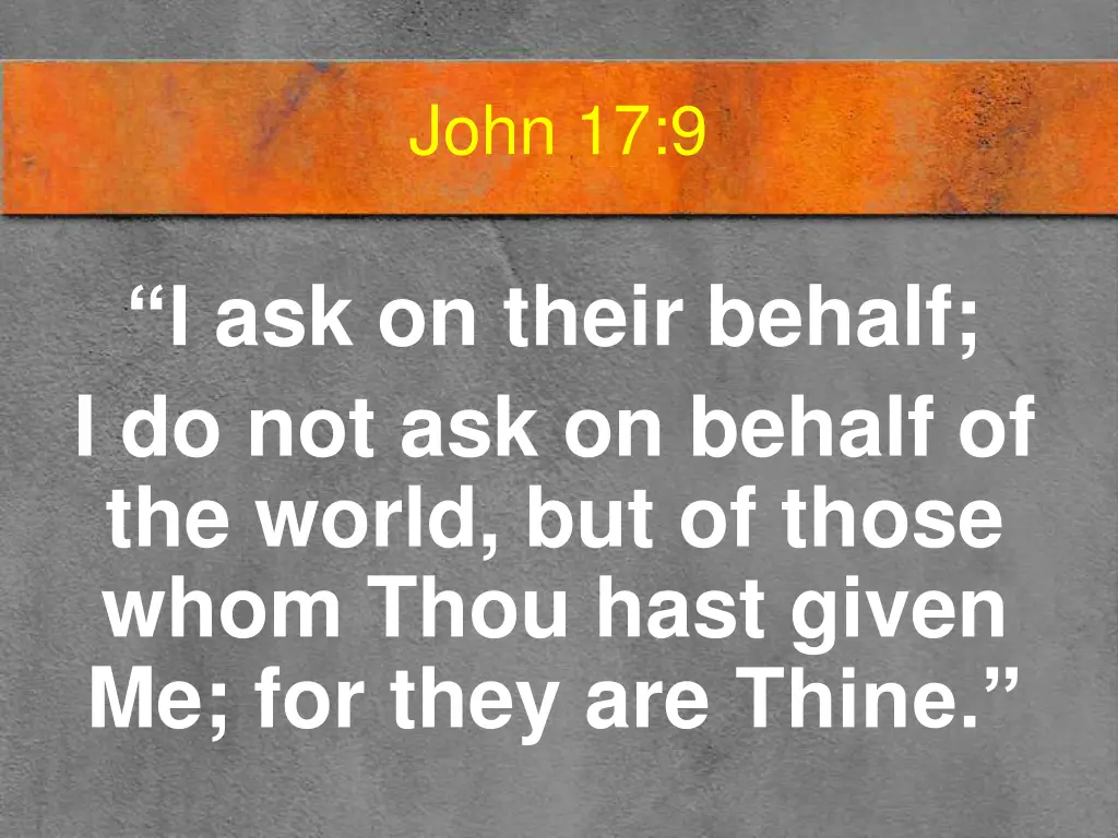 john 17 9