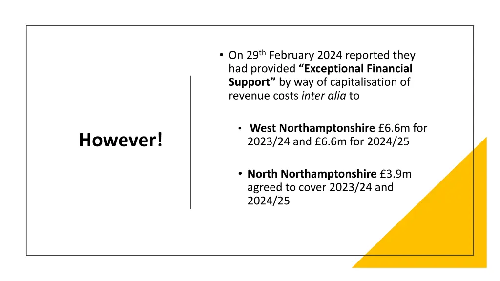 on 29 th february 2024 reported they had provided