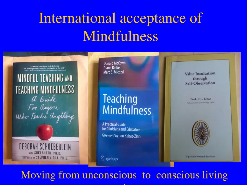 international acceptance of mindfulness
