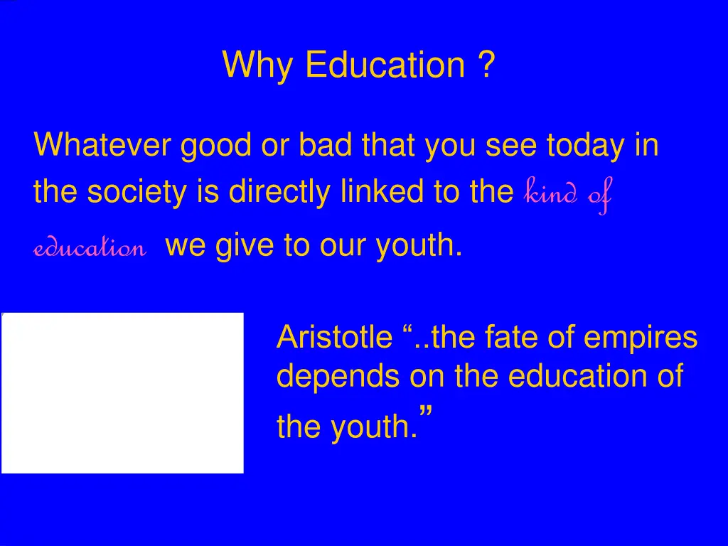 why education