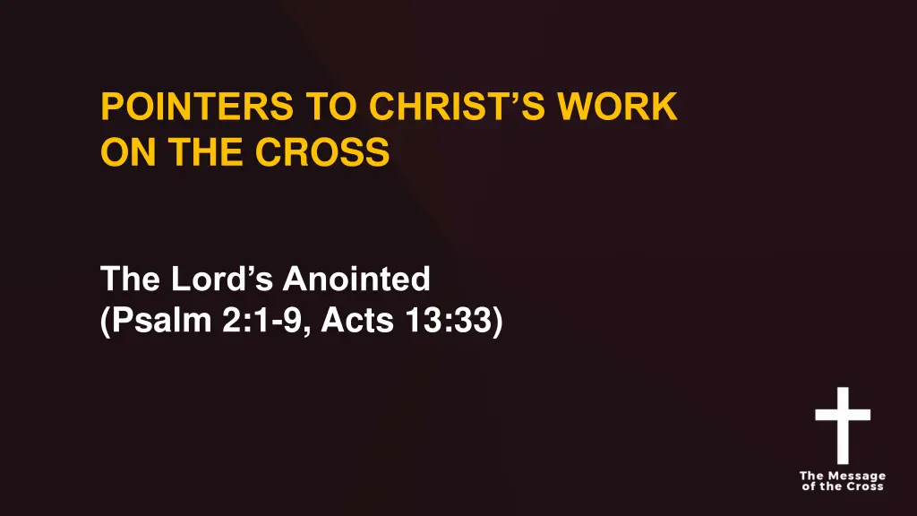 pointers to christ s work on the cross 10