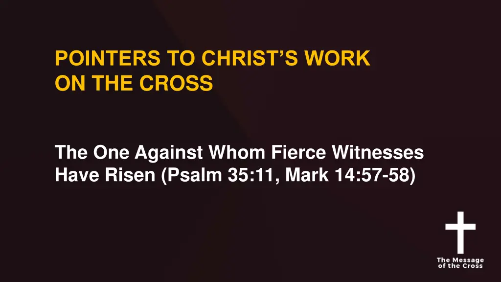 pointers to christ s work on the cross 13