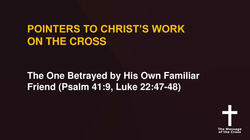pointers to christ s work on the cross 14
