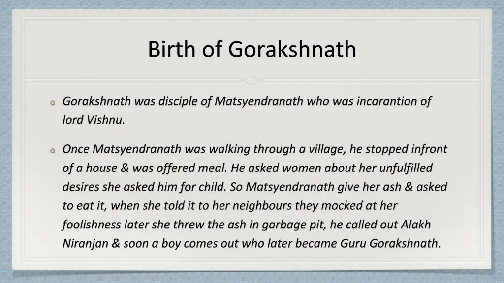 birth of gorakshnath