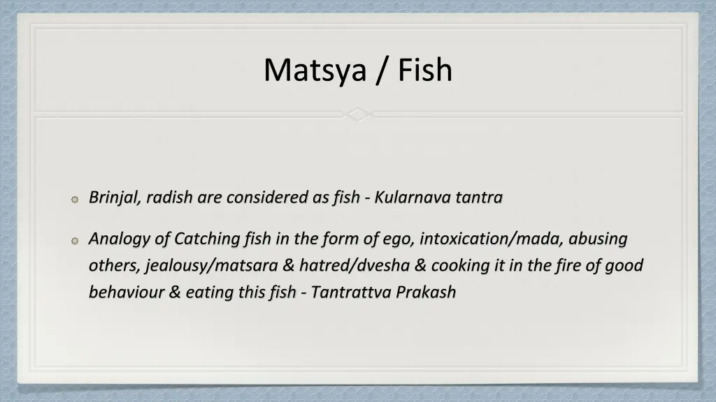 matsya fish
