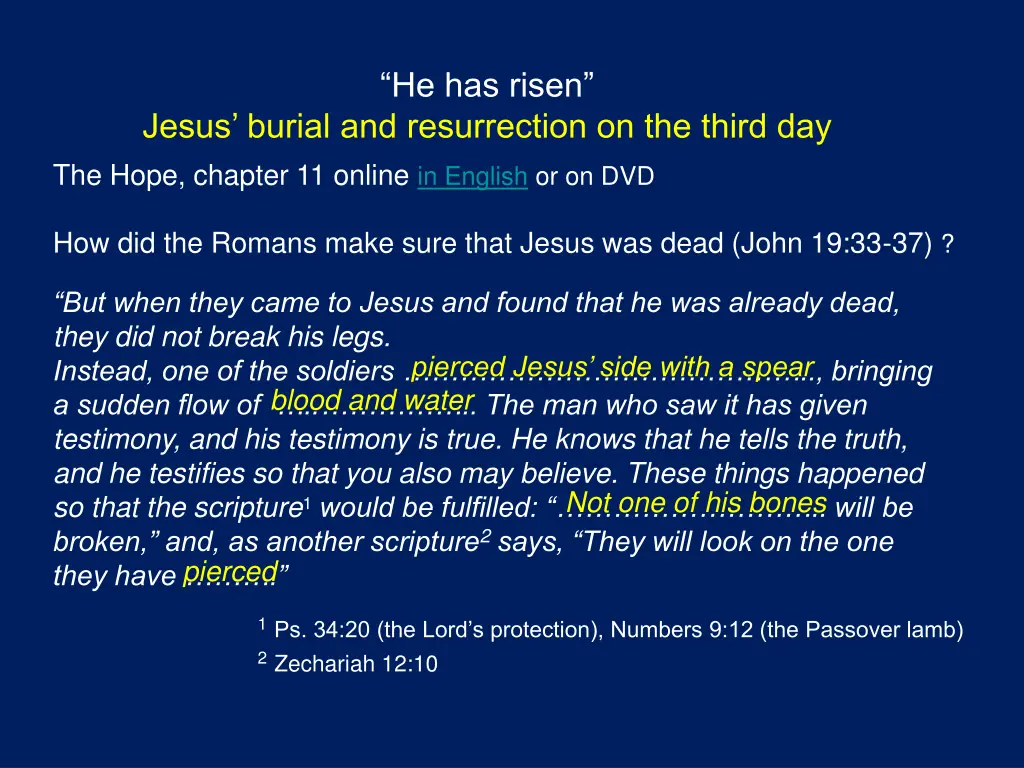 he has risen