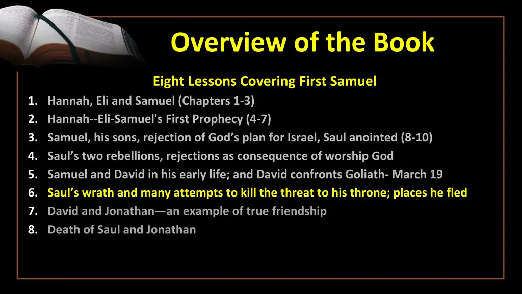 overview of the book 2