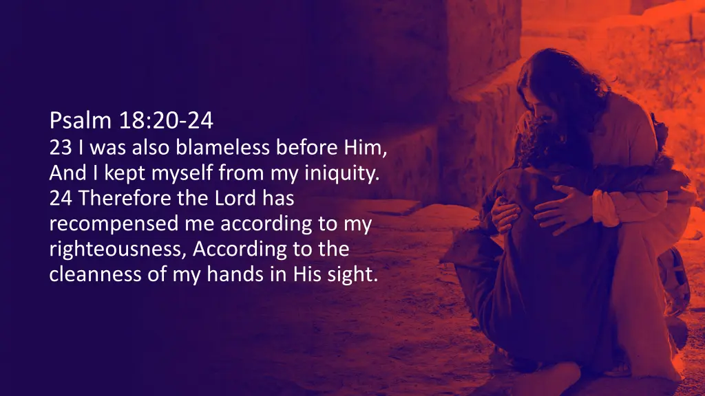 psalm 18 20 24 23 i was also blameless before