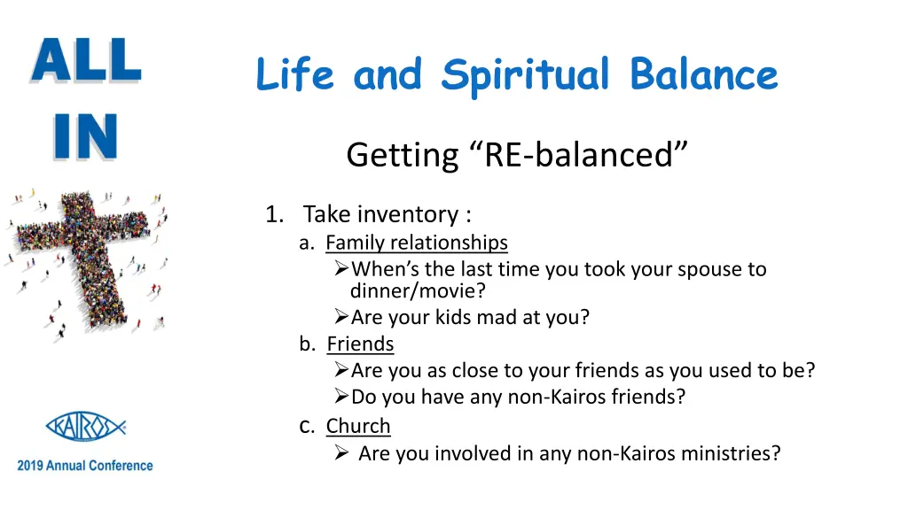 life and spiritual balance 7