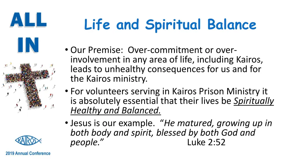 life and spiritual balance