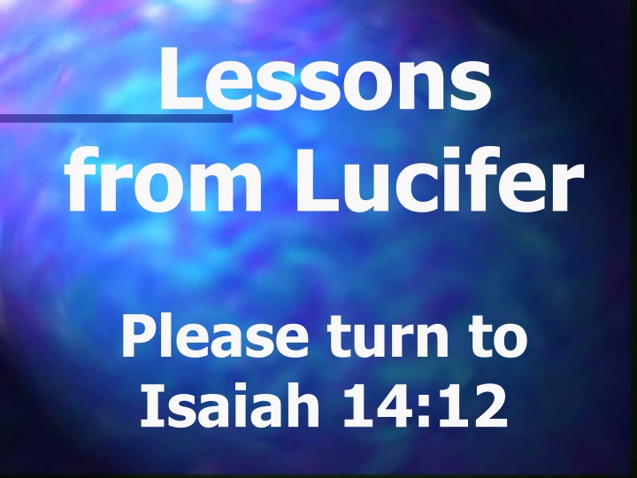 lessons from lucifer