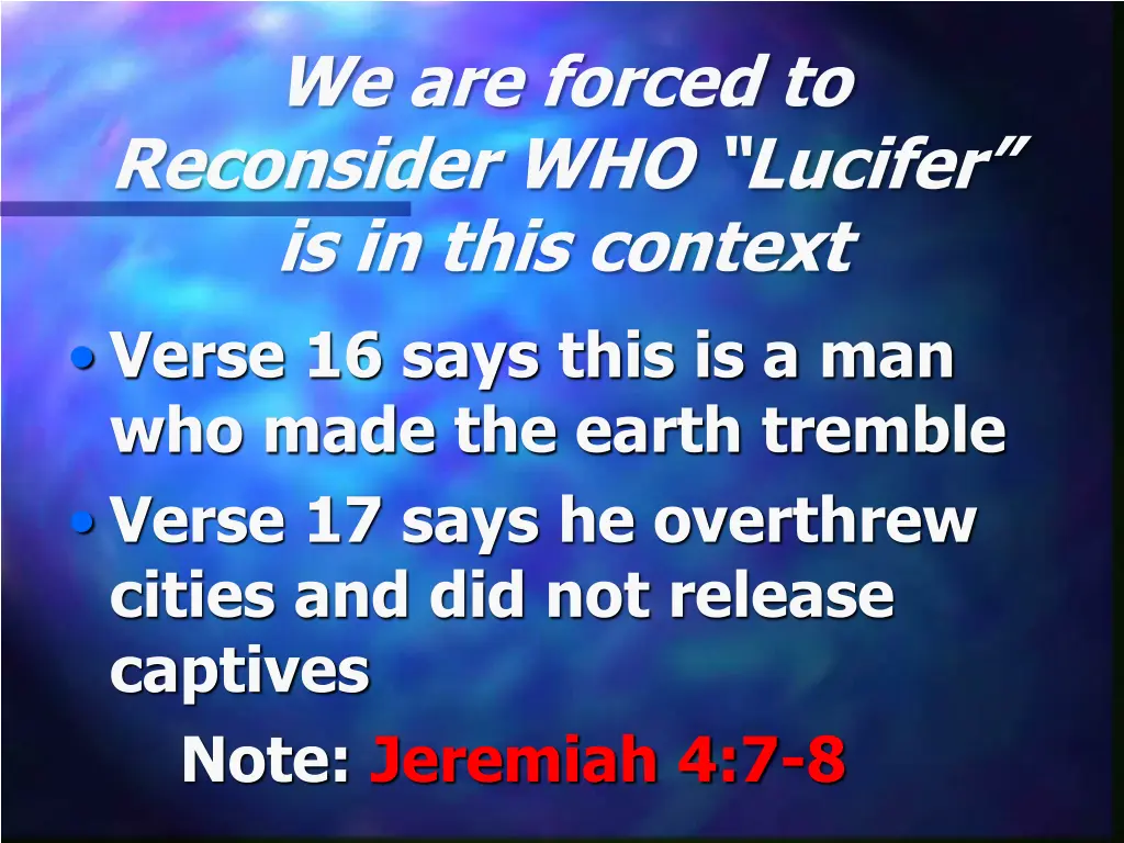 we are forced to reconsider who lucifer 2