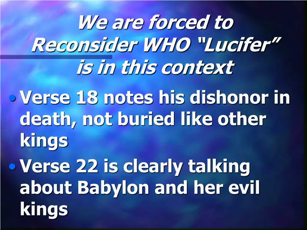 we are forced to reconsider who lucifer 3