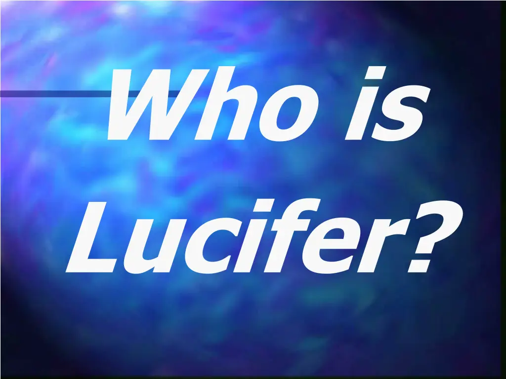 who is lucifer