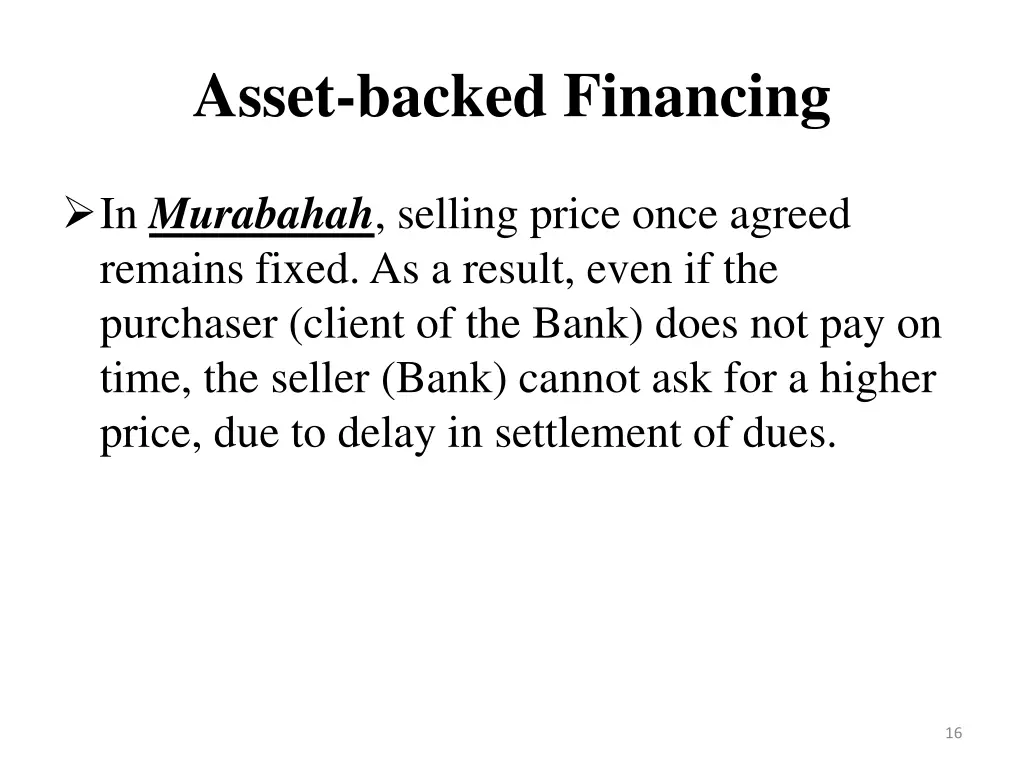 asset backed financing 5