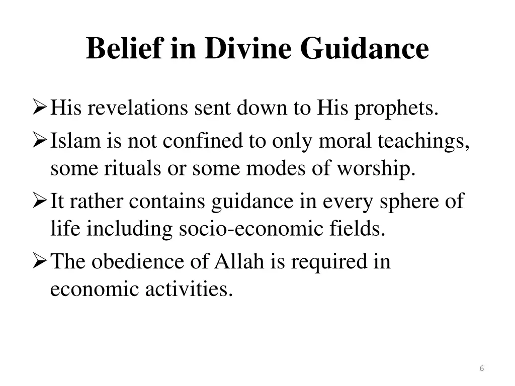 belief in divine guidance 1