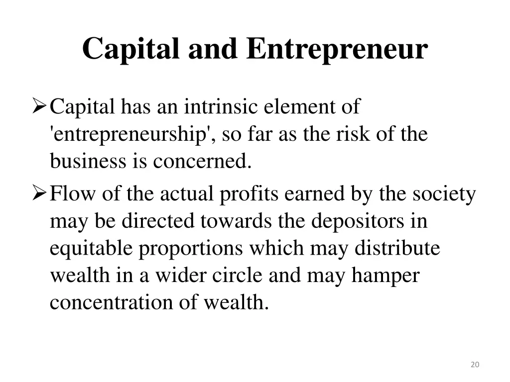 capital and entrepreneur 1
