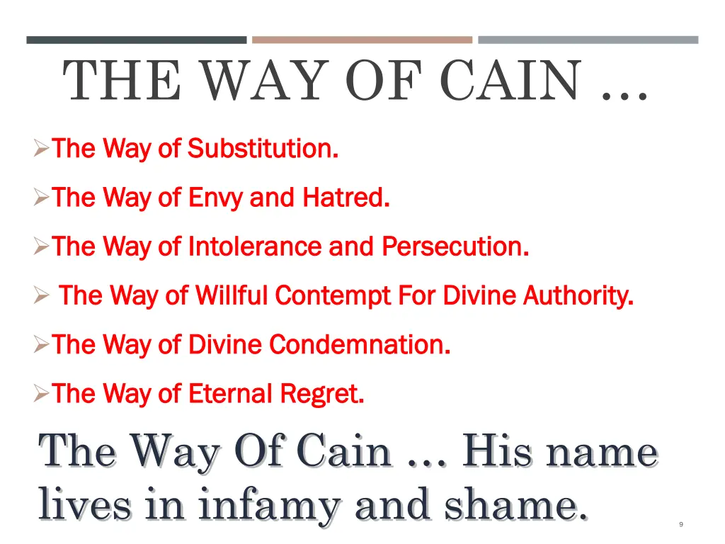 the way of cain 2