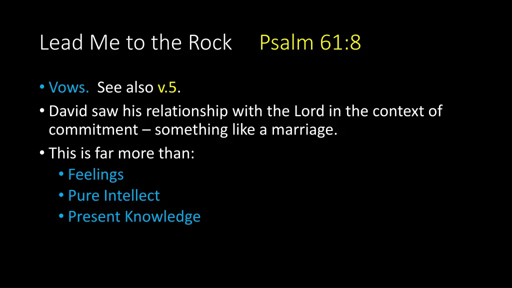 lead me to the rock psalm 61 8 1