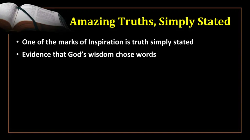 amazing truths simply stated 1