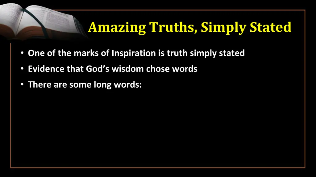 amazing truths simply stated 2
